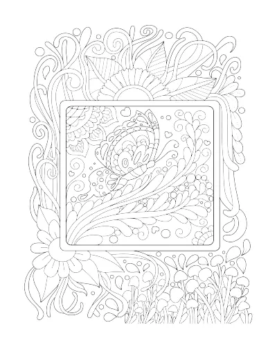 Butterfly in a frame, the Regular version
