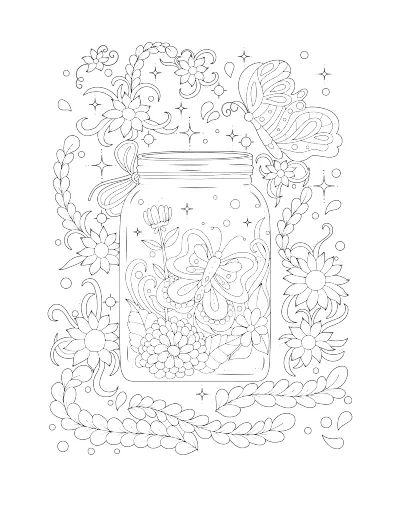 Mason jar bouquet, the Regular version