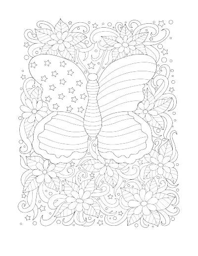 Stars-and-stripes butterfly, the Regular version